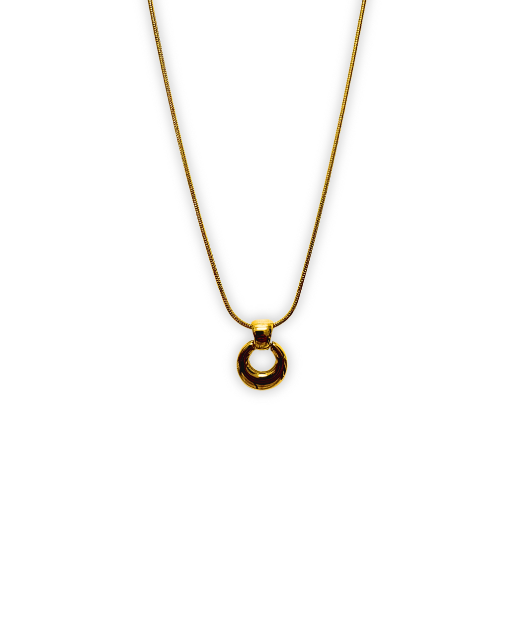 Minimal Hoop Necklace