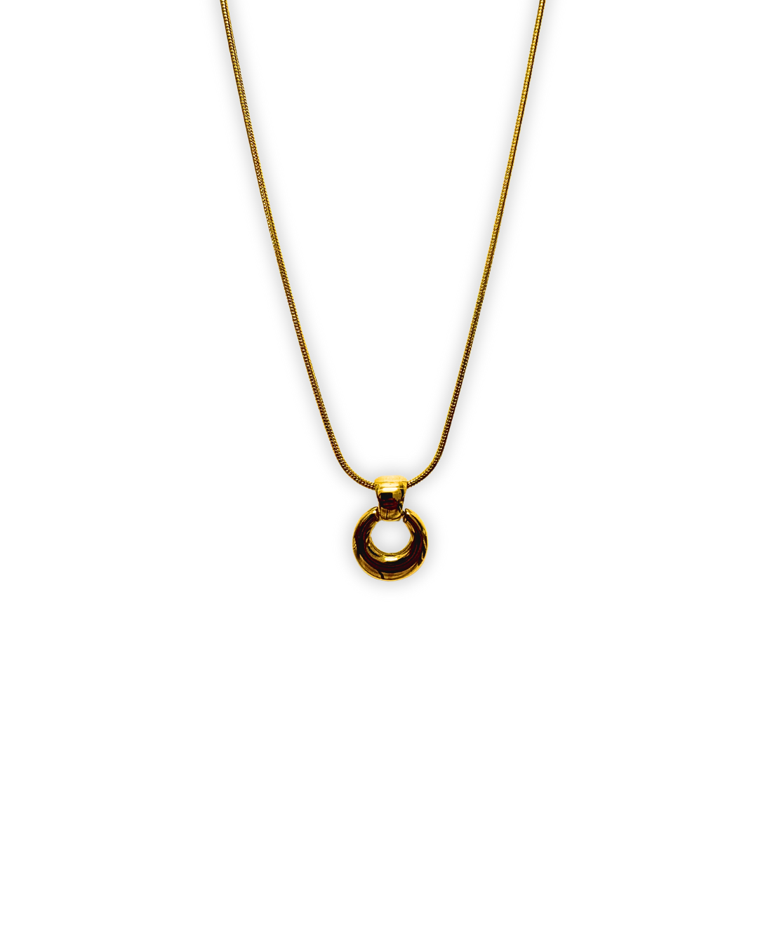 Minimal Hoop Necklace