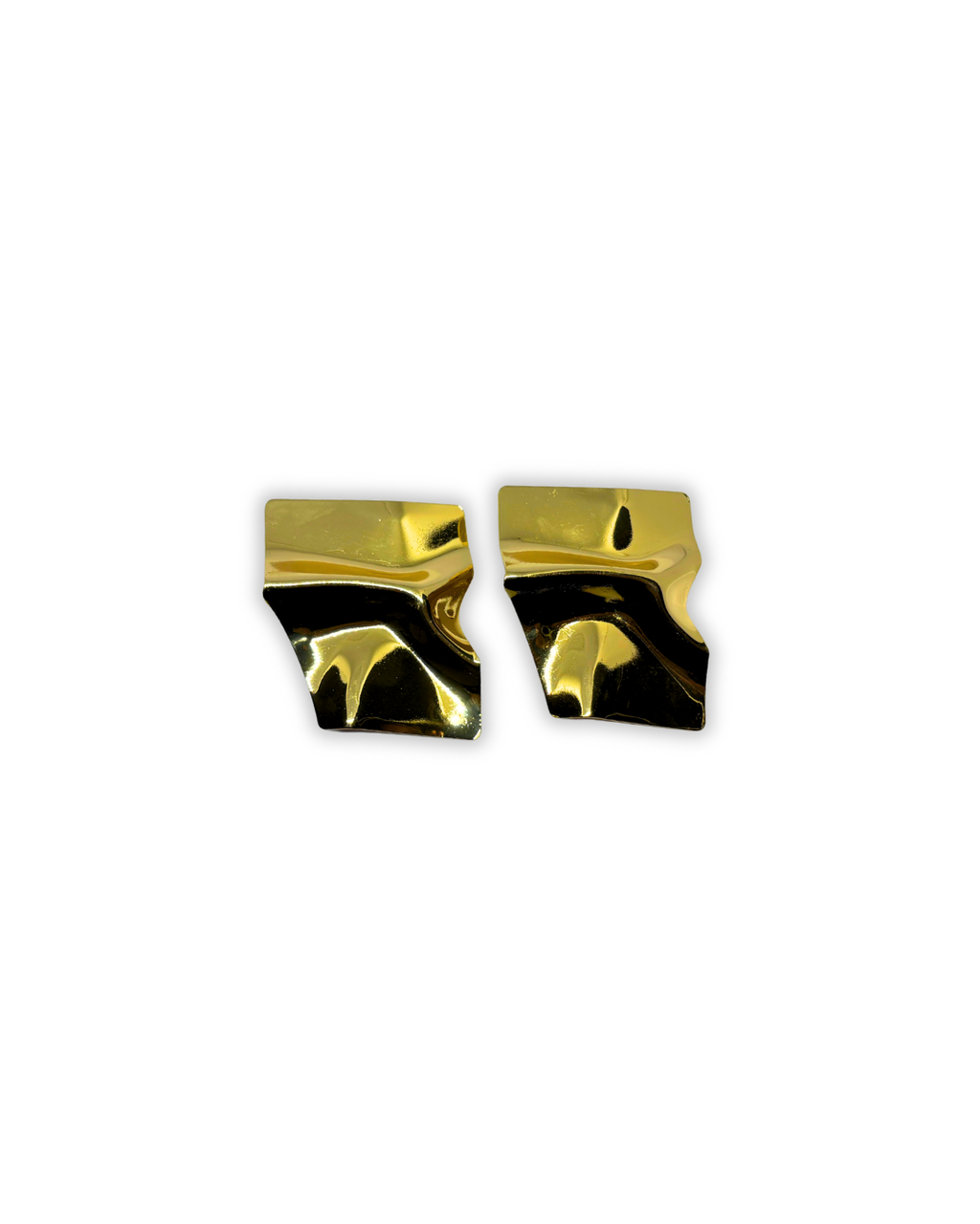 Golden Plates Earrings