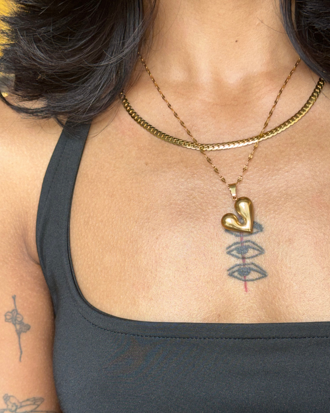 Heart On DND Necklace