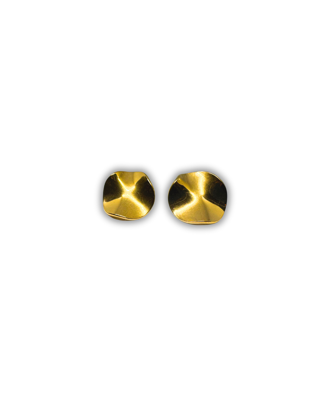 Irregular Disk Earrings