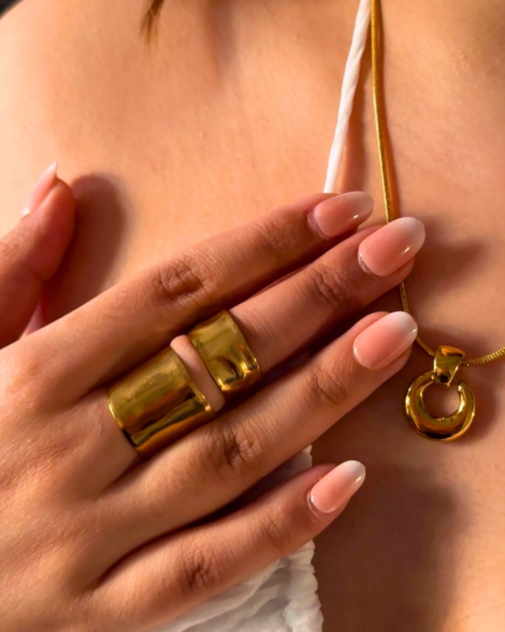 Broad Gold Ring